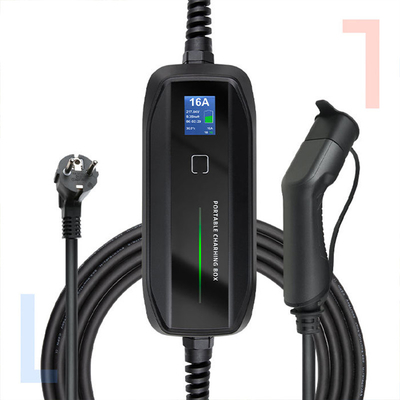 16A Caja de carga de EV portátil Cables de carga de automóviles IP 67 3.6kw Adecuado para varios vehículos