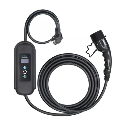 Gran cargador de automóviles IEC 62196 Tipo 2 16A 400V AC Modo 2 de carga EVSE 11KW