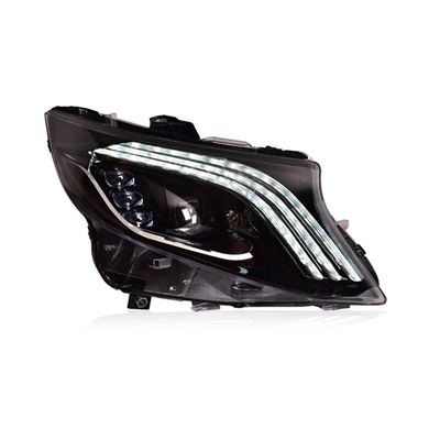 Ensamblaje de faros LED de 12 V para Mercedes-Benz Vito Modificado estilo Maybach DRL Incluido