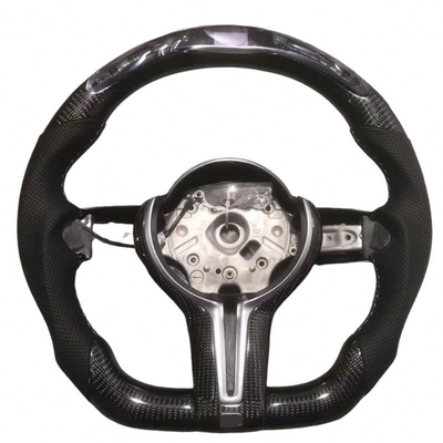 Volante de fibra de carbono BMW con cuero perforado para M3 M5 F20 F22 F30 F31 F36