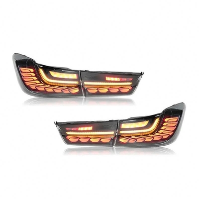 Ensamblaje de luz trasera de la serie OE No. 3 Escala de dragón luz trasera LED para BMW Modificación