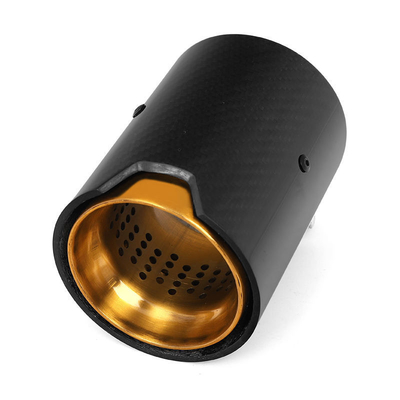 Punta del amortiguador del tubo de escape trasero de fibra de carbono para BMW Serie M 1234567 Modificación
