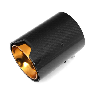 Punta del amortiguador del tubo de escape trasero de fibra de carbono para BMW Serie M 1234567 Modificación
