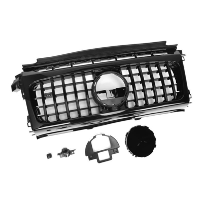 Productos de afinación Grilla del parachoques delantero ABS Brillante Negro Para Mercedes Benz Clase G W464 2019