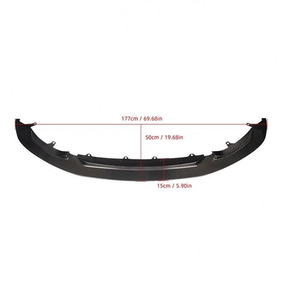 100% probado GT4 estilo de carbono seco delantero del parachoques para BMW F80 M3 F82 F83 M4 CS GTS