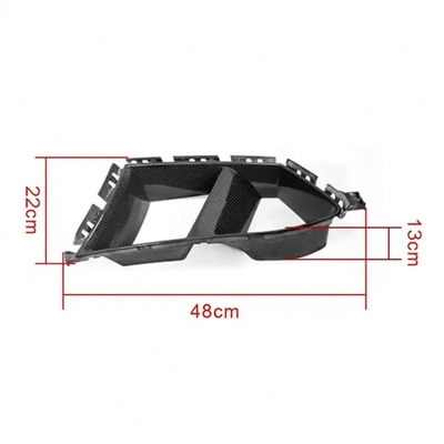 Reemplazar/Reparar MP estilo Pre-Preg Fibra de carbono seca Ventanas del parachoques delantero para BMW Serie 3 G80 M3 G82 M4