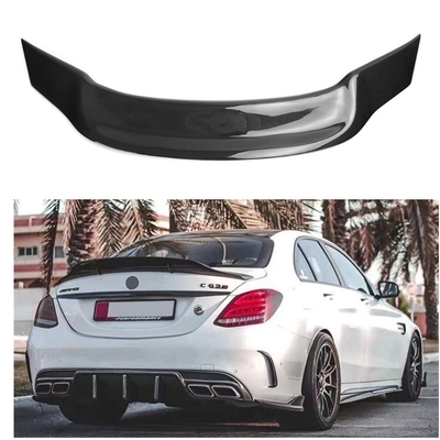 Espoiler trasero de fibra de carbono 100% probado para Mercedes Benz Clase C W205 Limousine 2015-2019