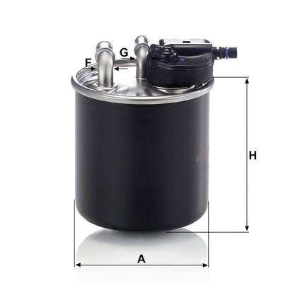 Reemplazar / reparar excelente filtro de combustible diesel OEM WK820/15 para el motor de automóviles Mercedes Benz