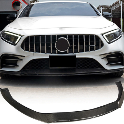 Otras fibras de carbono C257 Parche delantero de labio para el mentón para Mercedes Benz CLS CLS 400 Sport CLS53 AMG 2018 2019