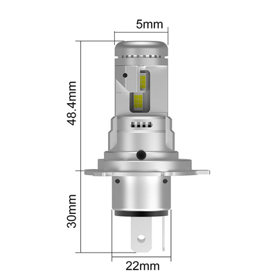 9005 9012 H11H7 H4 Luz de coche LED 30W 4000Lm lámpara de cabeza con 6000K temperatura de color