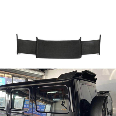 Prepreg Dry Carbon Fiber Rear Roof Spoiler Wing para Mercedes-Benz G550 G63 AMG 2019-2021 Ventajas de las más pequeñas y medianas