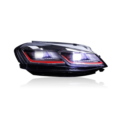 Experimenta los últimos faros secuenciales de estilo 7.5 tipo LED para VW Golf Mk7 2013-2020