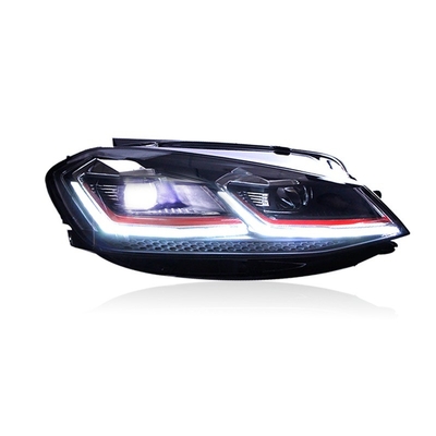 Experimenta los últimos faros secuenciales de estilo 7.5 tipo LED para VW Golf Mk7 2013-2020