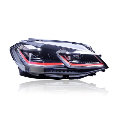 Experimenta los últimos faros secuenciales de estilo 7.5 tipo LED para VW Golf Mk7 2013-2020