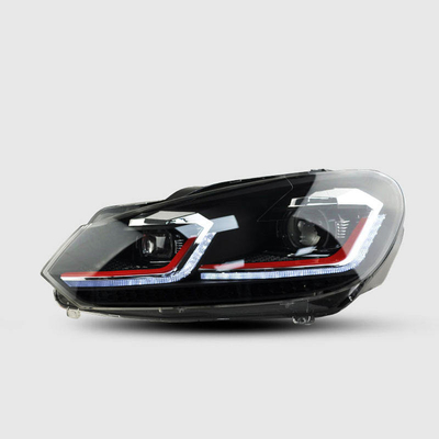 VW Golf 6 faro LED DRL lámpara de señal HID Bi Xenón Auto accesorios para 2008-2012