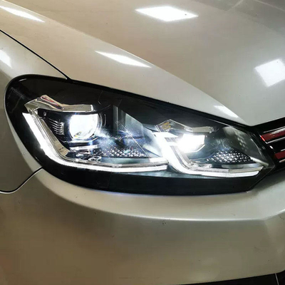 VW Golf 6 faro LED DRL lámpara de señal HID Bi Xenón Auto accesorios para 2008-2012