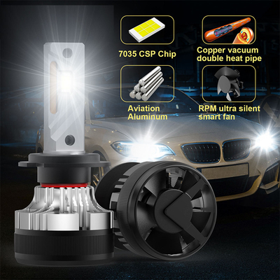 Experimenta la potencia de las bombillas de automóvil H4 Led de 180W 30000Lm para todos los automóviles