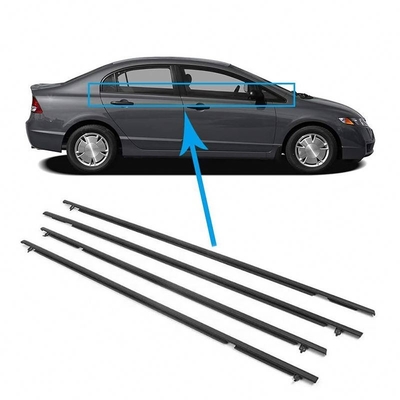 El motor de la Honda Civic 72950-Sna-A01 tiene una gran cantidad de caucho para la puerta del coche.