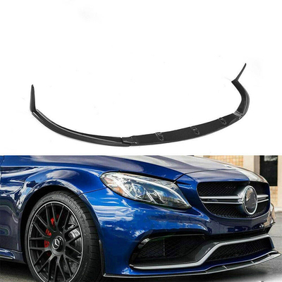 Parche delantero de fibra de carbono labio delantero para Mercedes Benz C63 AMG de 2 puertas 2015-2019 100% probado