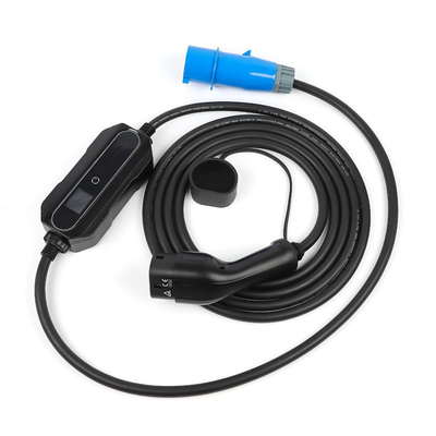Carro eléctrico negro para el hogar portable Wallbox 10A 16A 20A 24A 32A cargador Ev para reemplazar / reparar
