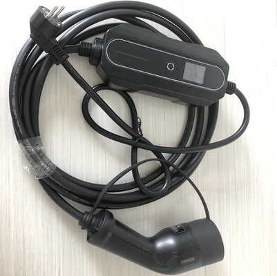 Estación de carga de la batería del vehículo eléctrico Cargador de vehículos eléctricos portátil Modo 2 IEC 62196 AC rápido 8A-16A