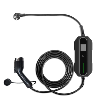 Estación de carga portátil Modo 2 Sae J1772 16A Ev Cable de carga 5m cable certificado por TUV