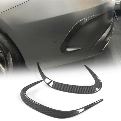 Ventilaciones de las aletas traseras del parachoques de fibra de carbono para Mercedes Benz C217 S500 S63 S65 AMG 2014-2018