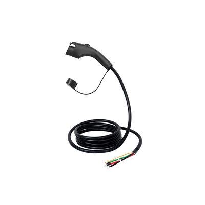 16A Cargador portátil de vehículos eléctricos tipo 1 Estación de carga con indicador LED rojo y cable