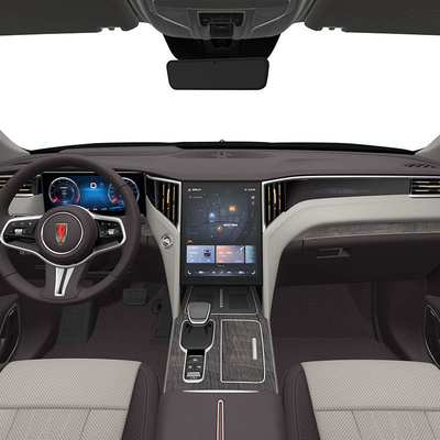 2022 2023 Hongqi Hs7 coche de gasolina con luz diurna LED y delantero 4 trasero 4 radar