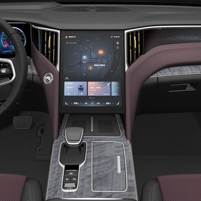 2022 2023 Hongqi Hs7 coche de gasolina con luz diurna LED y delantero 4 trasero 4 radar