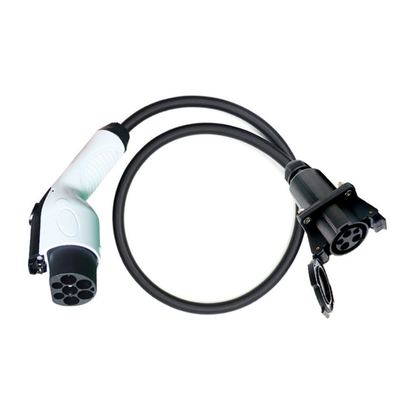Estación de carga de automóviles eléctricos Adaptador J1772 a GBT 32A 250V AC Temporalidad de funcionamiento 30 50