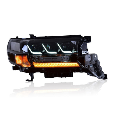 Lámparas delanteras de tres ojos para Toyota Land Cruiser Kit de carrocería año aplicable 2016-2020