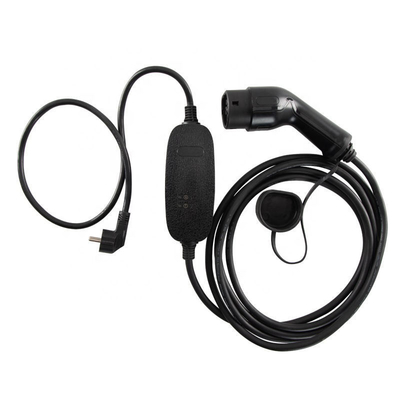 Modo 2 de cargador de vehículos eléctricos portátiles IEC 62196 AC rápido de 8A a 16A para la carga de baterías de automóviles eléctricos