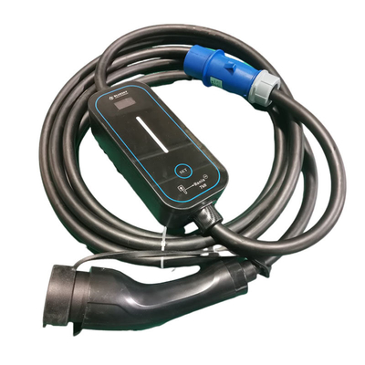 Cargador de vehículos eléctricos portátiles GBT Tipo1/Tipo2 Vehículos eléctricos con corriente ajustable 16A/32A