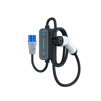 Cargador de vehículos eléctricos portátil de 7 kW para cargar a bordo en temperaturas ambientales de -30 °C a 50 °C