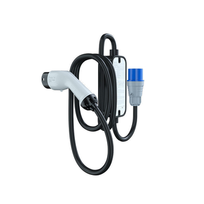 Cargador de vehículos eléctricos portátil de 7 kW para cargar a bordo en temperaturas ambientales de -30 °C a 50 °C