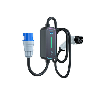 Cargador de vehículos eléctricos portátil de 7 kW para cargar a bordo en temperaturas ambientales de -30 °C a 50 °C