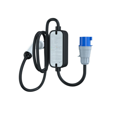 Cargador de vehículos eléctricos portátil de 7 kW para cargar a bordo en temperaturas ambientales de -30 °C a 50 °C