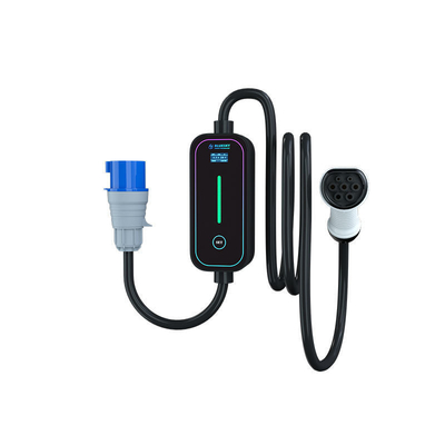 Cargador de vehículos eléctricos portátil de 7 kW para cargar a bordo en temperaturas ambientales de -30 °C a 50 °C