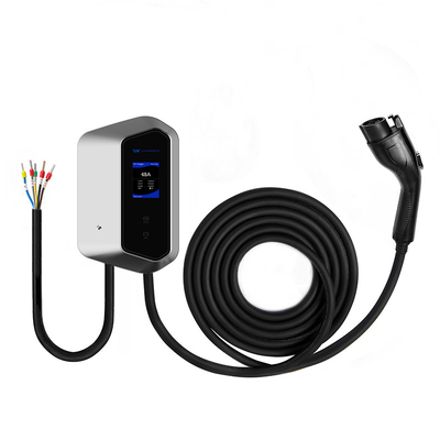 110-240V Voltado de entrada 9kw 11kw Tipo 1 cargador de pared EV con 5M Cable de carga chaqueta TPE