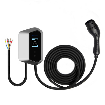 110-240V Voltado de entrada 9kw 11kw Tipo 1 cargador de pared EV con 5M Cable de carga chaqueta TPE