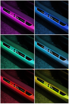 Kit de banda LED de pedal de automóvil estable para carga de baterías y diseño personalizable