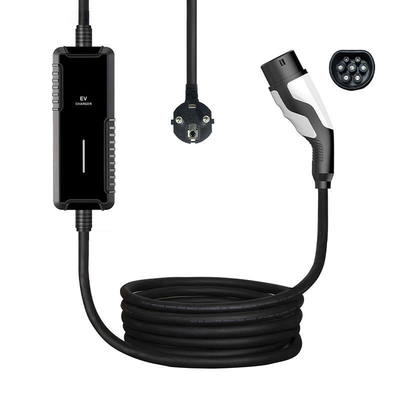 Oem Cable de carga rápida para automóviles EV portátil con 5x6.0mm2 2x0.5mm2 Cable de especificación