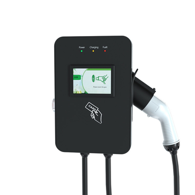 Equipo de carga de vehículos eléctricos de 7 kW con pantalla táctil estándar europeo