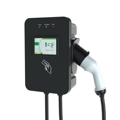 Equipo de carga de vehículos eléctricos de 7 kW con pantalla táctil estándar europeo
