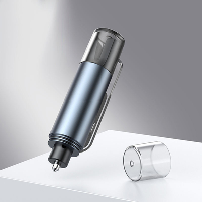 Martillo de seguridad para automóviles con rotor de vidrio de ventana y cortador de cinturón de seguridad aleación de aluminio 0,3 kg