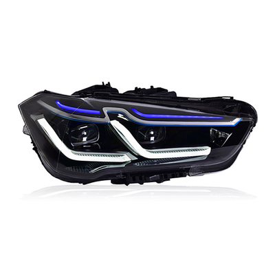 Propósito faros LED para BMW X1 16-19 señal de giro de agua corriente para actualización / actualización