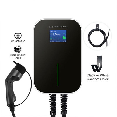 IP66 Estaciones de carga instaladas en el suelo de 16A de 3 fases a prueba de agua para cargadores de vehículos eléctricos de 11 kW