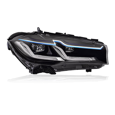 Luz de marcha diurna LED modificada con señal de giro LED, conjunto de faros LED F15 14-18 BMW X5