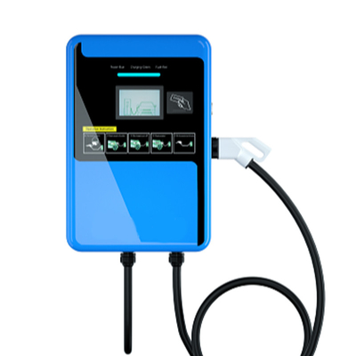 3.5 pulgadas de pantalla LCD 60KW EV Wall Charger Wallbox AC Estación de carga de automóviles montada en la pared